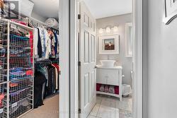 Primary bedroom walkin closet and ensuite -