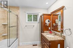 Main Floor bath with in-floor heat. -