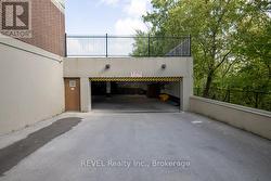 EXTRANCE TO UNDERGROUNG PARKING -