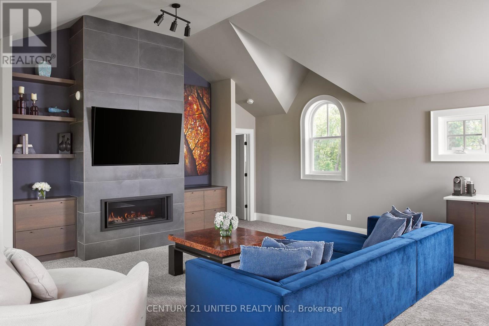 1662 11Th Line, Selwyn, ON - Indoor Photo Showing Living Room With Fireplace