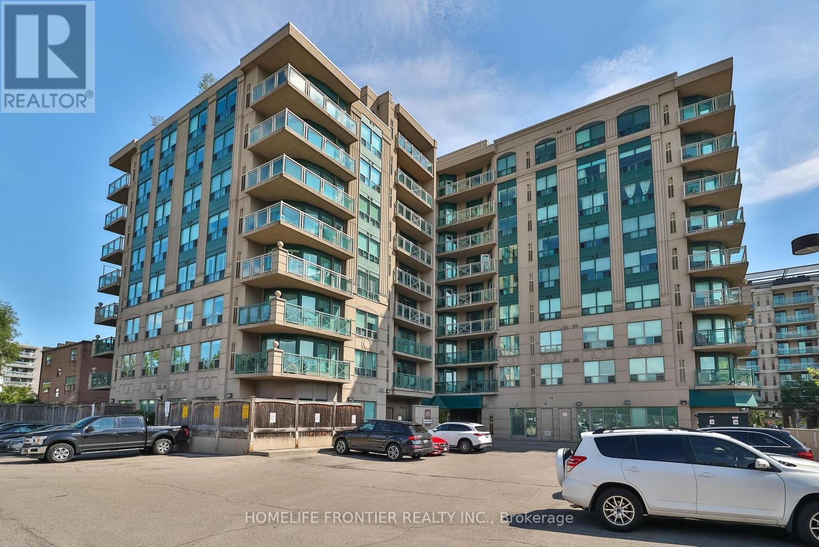 201 - 920 Sheppard Avenue W, Toronto, ON - Outdoor With Balcony With Facade