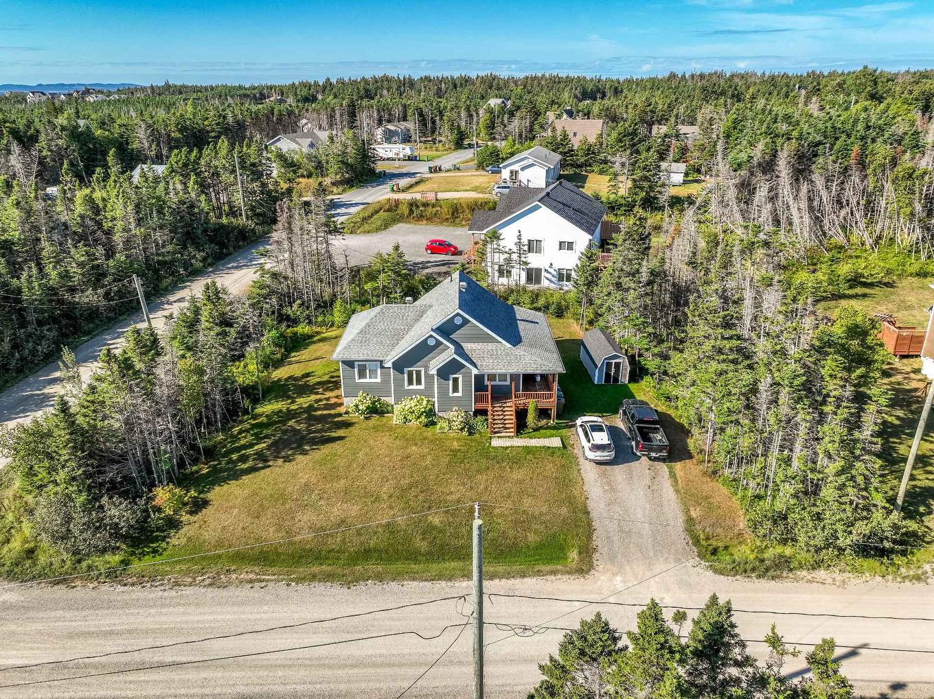 Aerial photo - 21 Allée Du Versant, Les Îles-De-La-Madeleine, QC - Outdoor With View