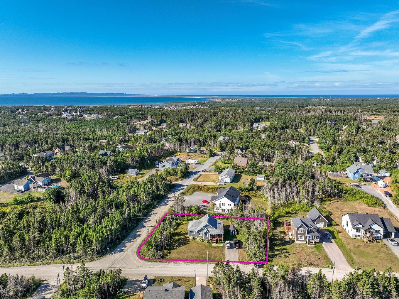 Aerial photo - 21 Allée Du Versant, Les Îles-De-La-Madeleine, QC - Outdoor With View