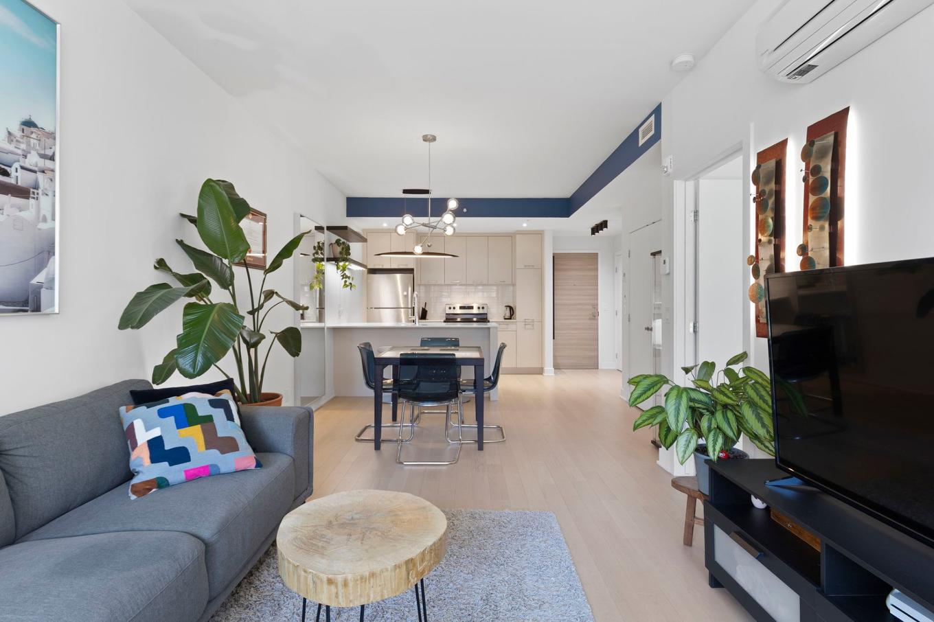 Living room - 208A-1400 Rue Ottawa, Montréal (Le Sud-Ouest), QC - Indoor Photo Showing Living Room