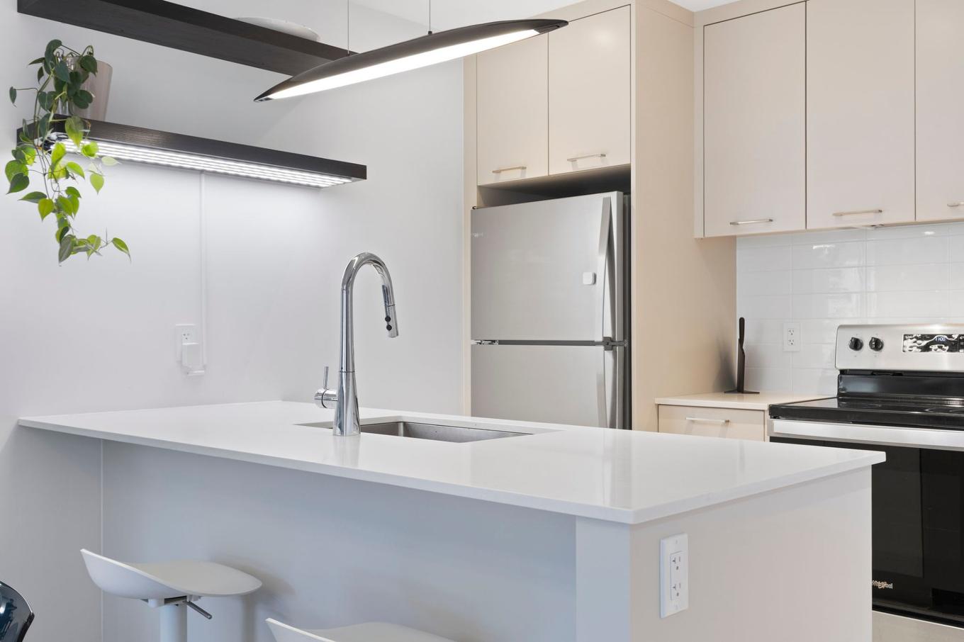 Kitchen - 208A-1400 Rue Ottawa, Montréal (Le Sud-Ouest), QC - Indoor Photo Showing Kitchen