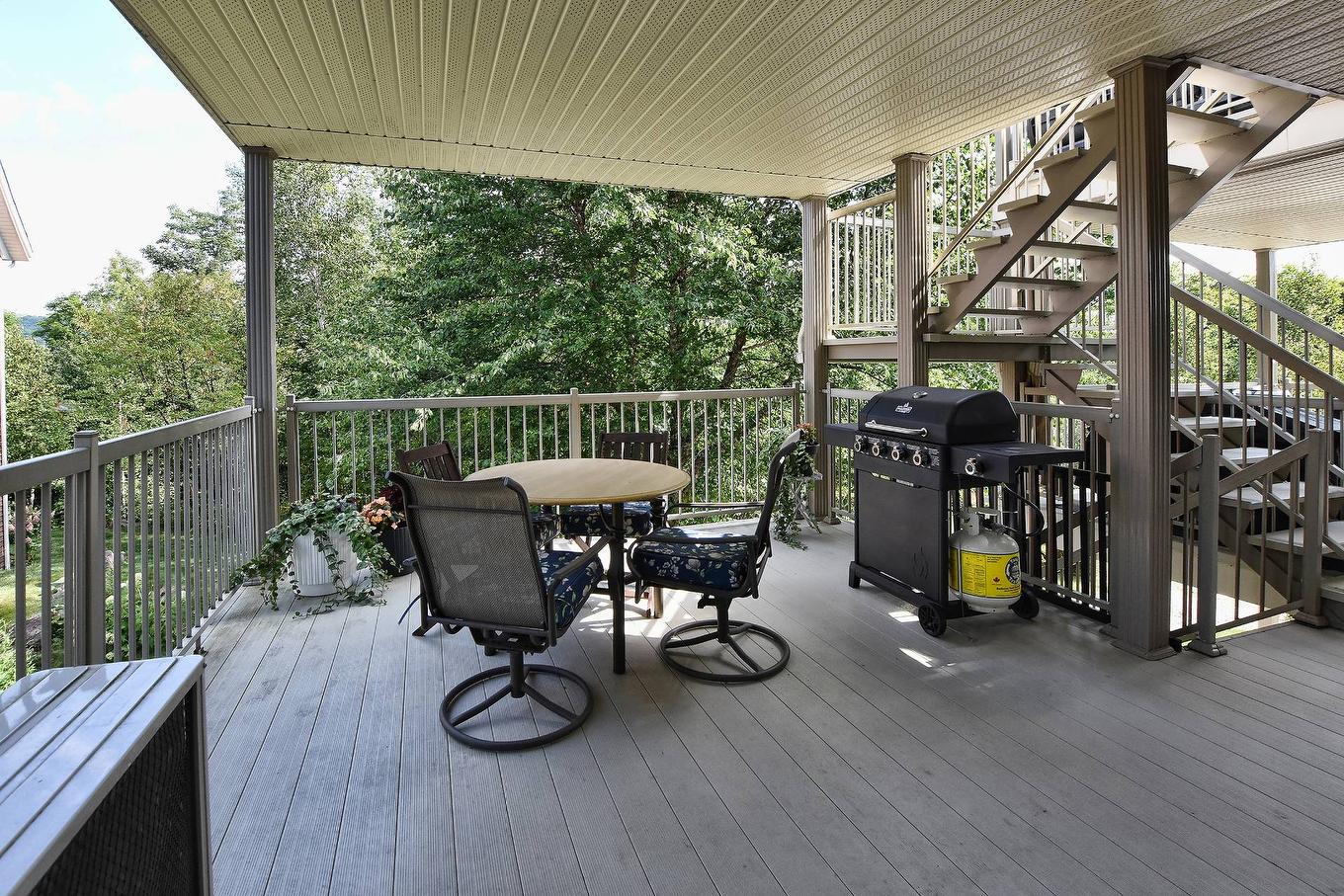 Balcony - 270 Ch. De La Pinède, Piedmont, QC - Outdoor With Deck Patio Veranda With Exterior