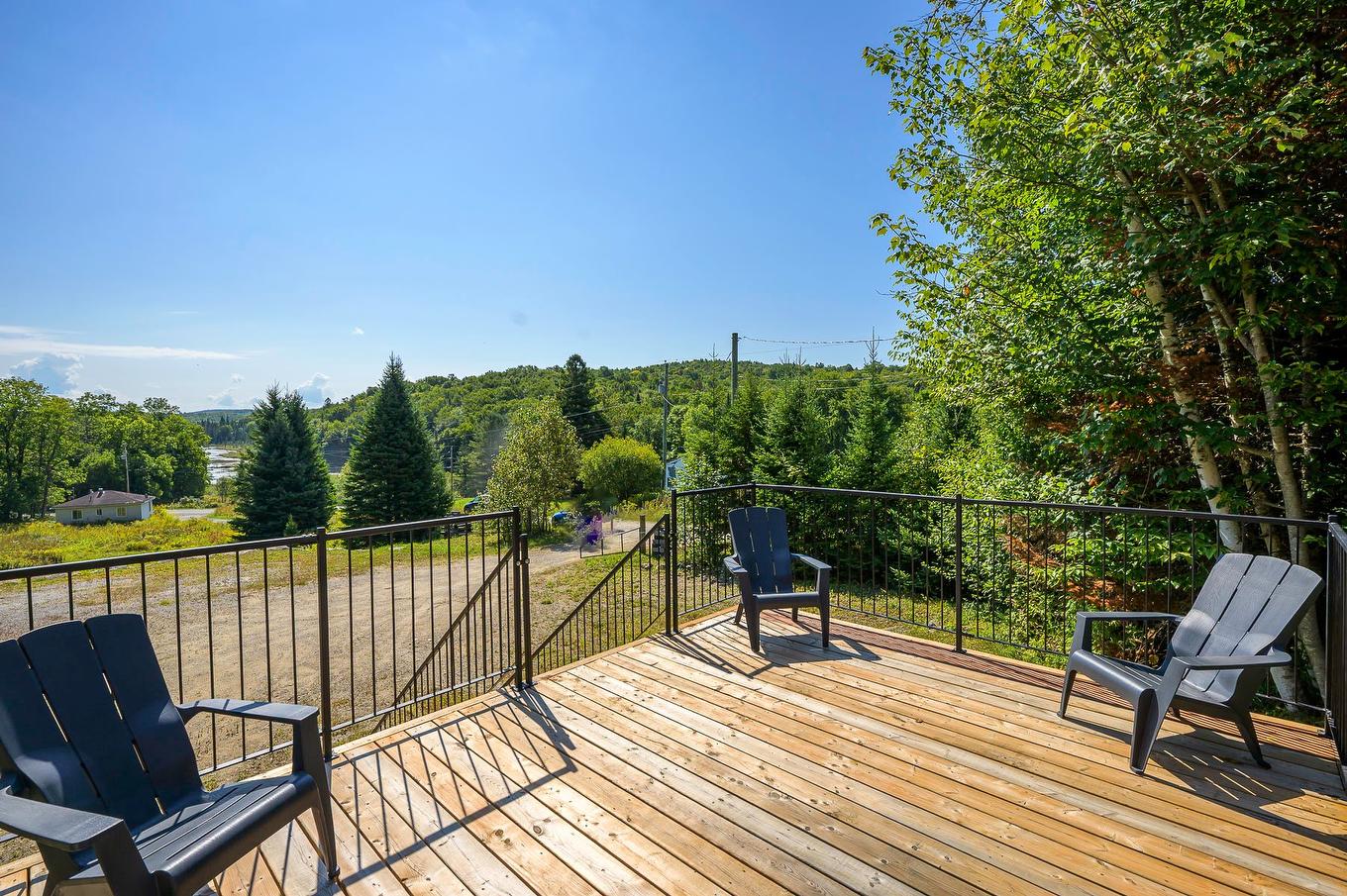 Patio - 1696 Ch. Chapleau, Nominingue, QC - Outdoor With Deck Patio Veranda