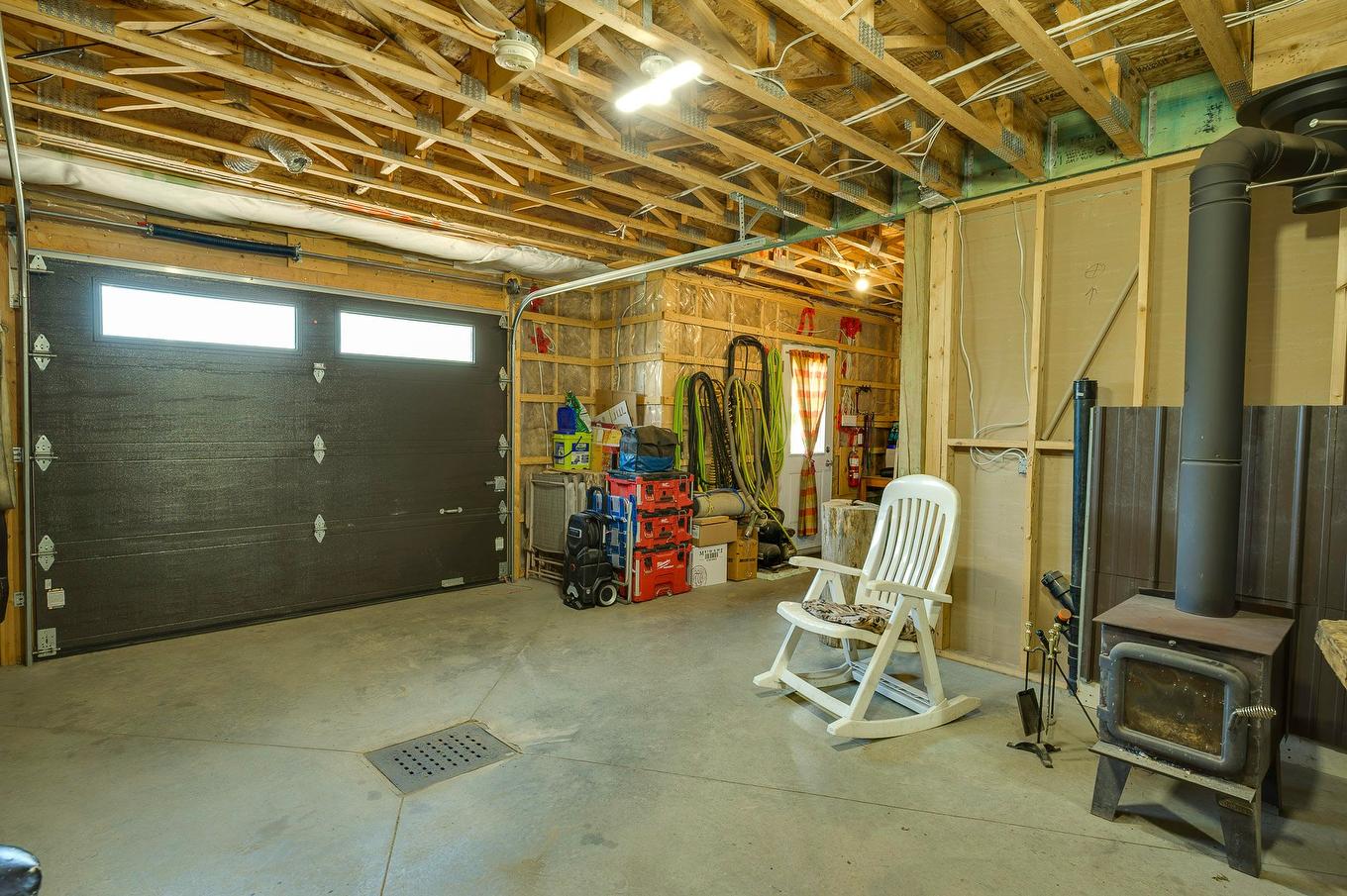 Garage - 1696 Ch. Chapleau, Nominingue, QC - Indoor Photo Showing Garage