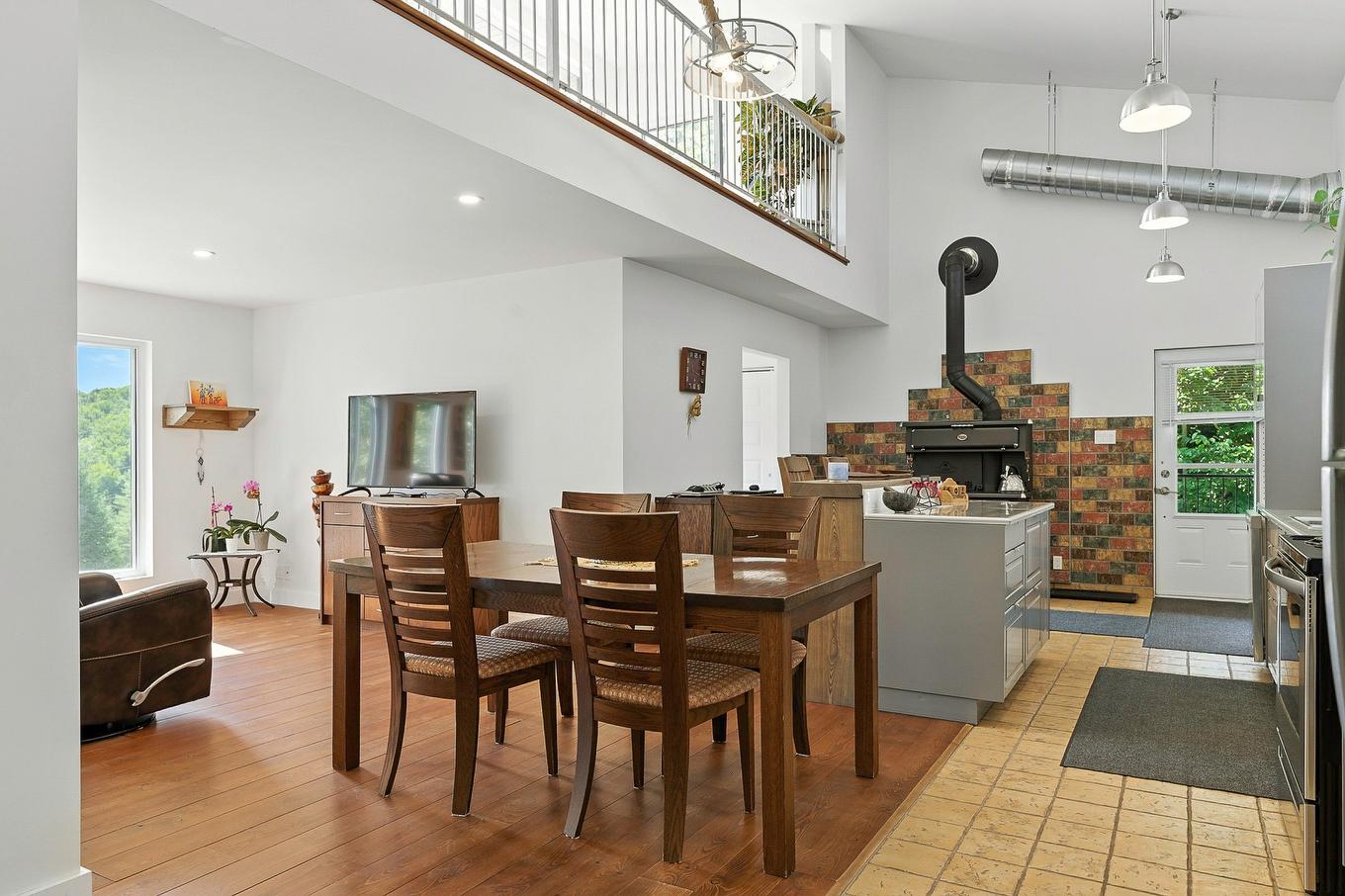Overall view - 1696 Ch. Chapleau, Nominingue, QC - Indoor Photo Showing Dining Room