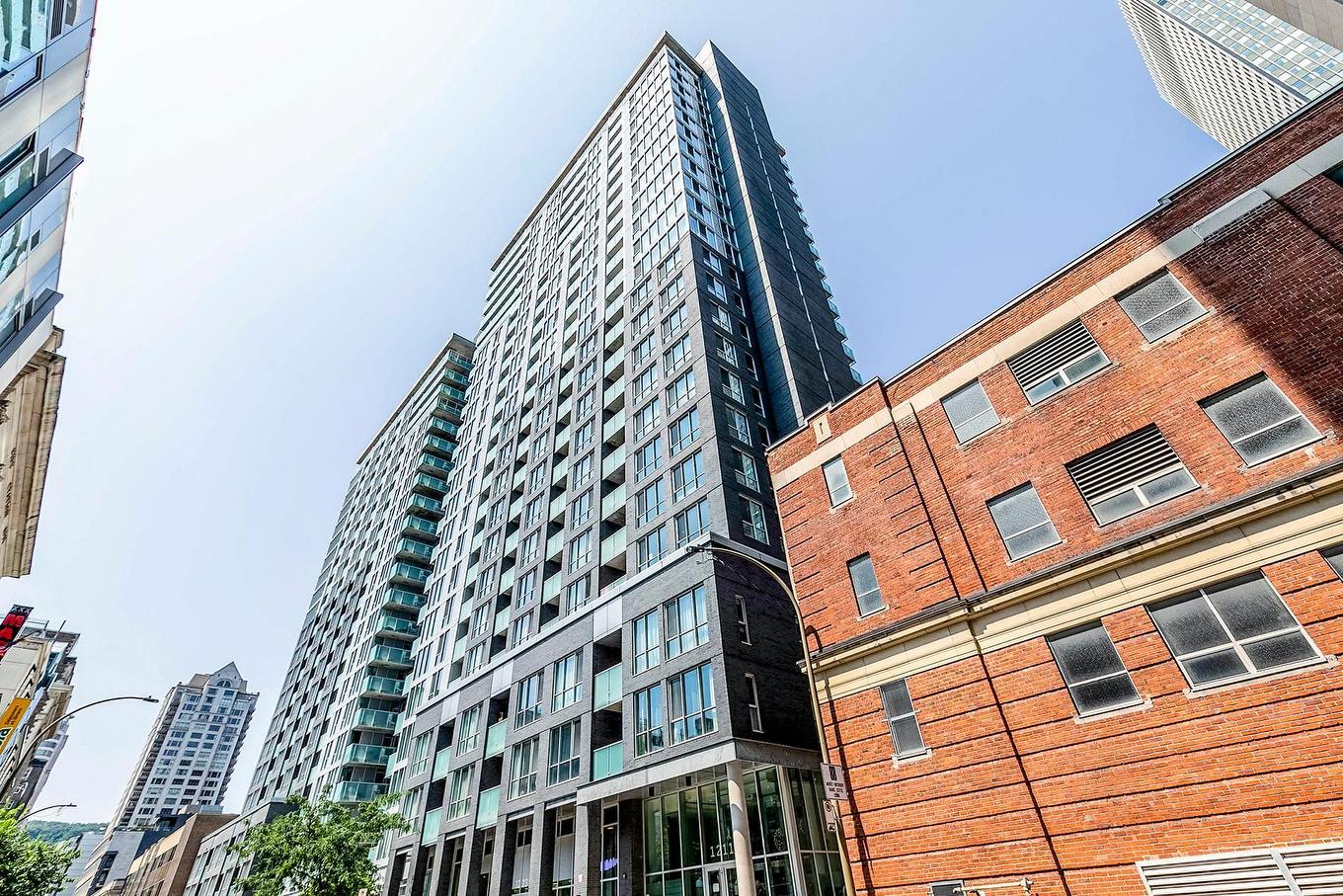 Back facade - 1703-1211 Rue Drummond, Montréal (Ville-Marie), QC - Outdoor