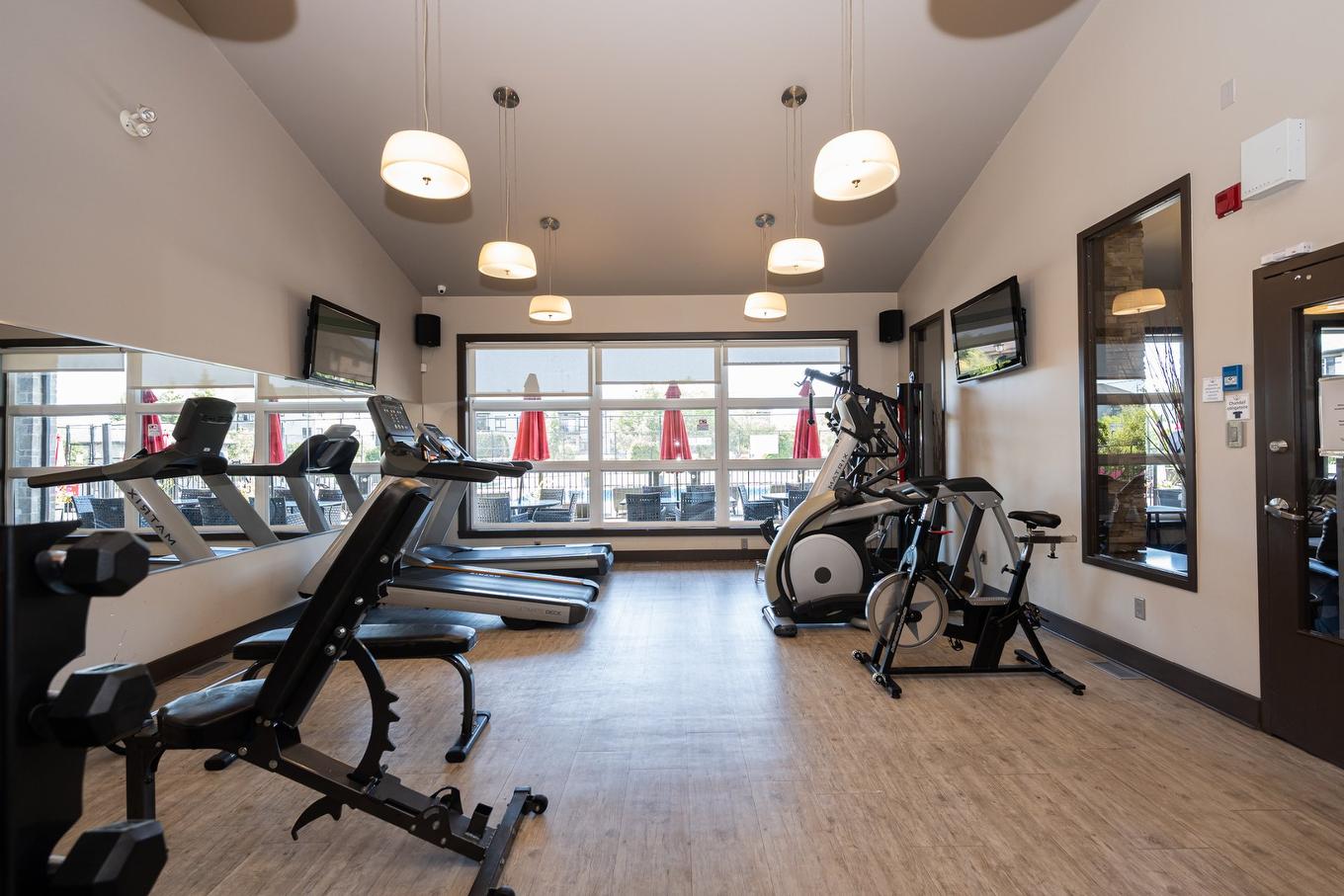Salle d'exercice - 304-5241 Av. Eliot, Laval (Chomedey), QC - Indoor Photo Showing Gym Room