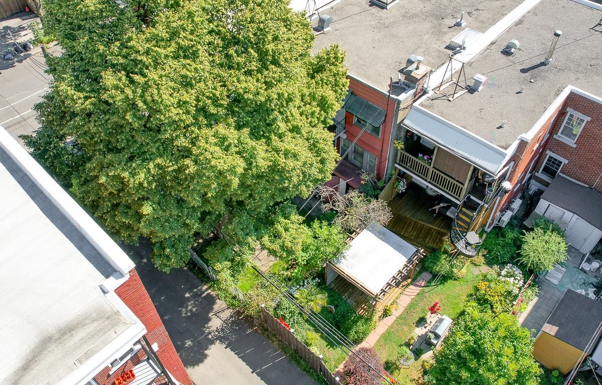 Aerial View - 3557 - 3561 Rue Dandurand, Montréal (Rosemont/La Petite-Patrie), QC - Outdoor
