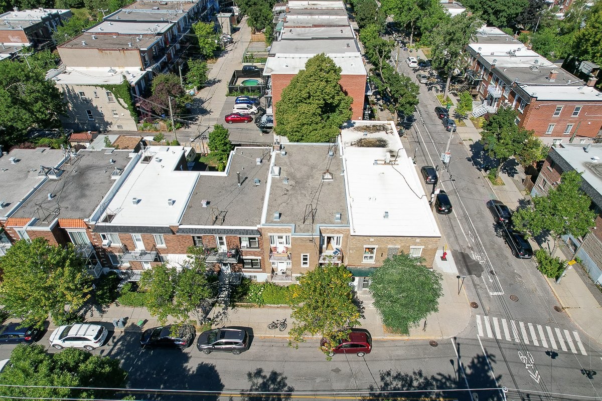 Aerial View - 3557 - 3561 Rue Dandurand, Montréal (Rosemont/La Petite-Patrie), QC - Outdoor With View