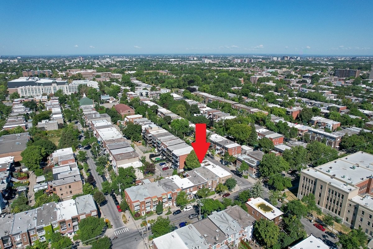 Aerial View - 3557 - 3561 Rue Dandurand, Montréal (Rosemont/La Petite-Patrie), QC - Outdoor With View