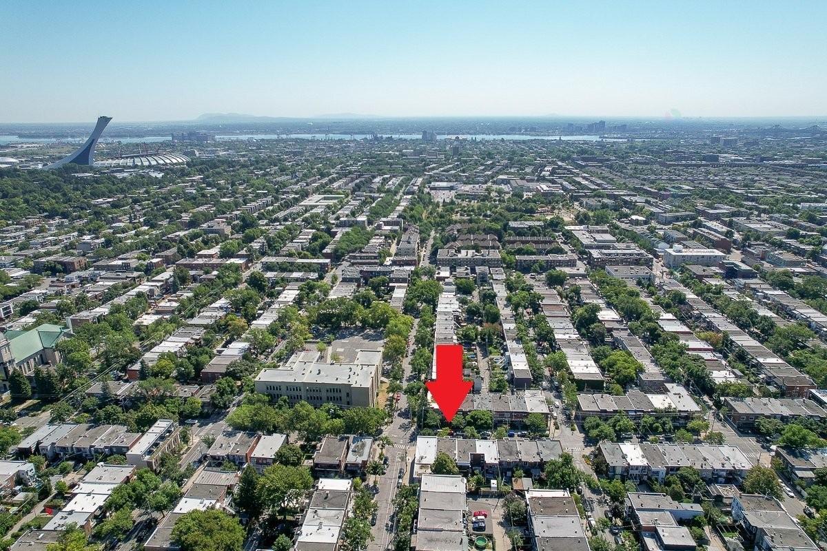 Aerial View - 3557 - 3561 Rue Dandurand, Montréal (Rosemont/La Petite-Patrie), QC - Outdoor With View