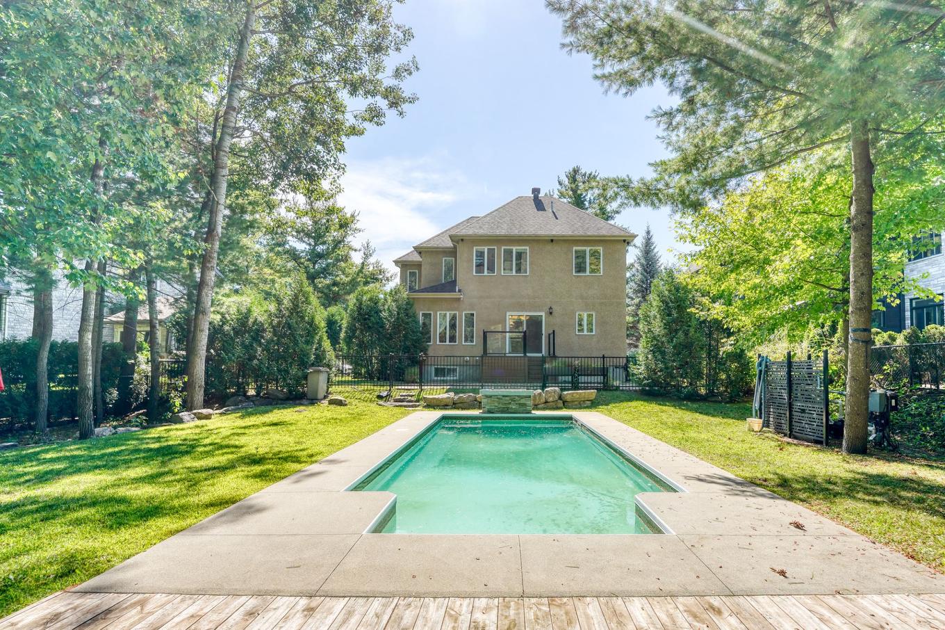 Face arrière - 600 Rue Du Sentier-De-La-Forêt, Terrebonne (Terrebonne), QC - Outdoor With In Ground Pool