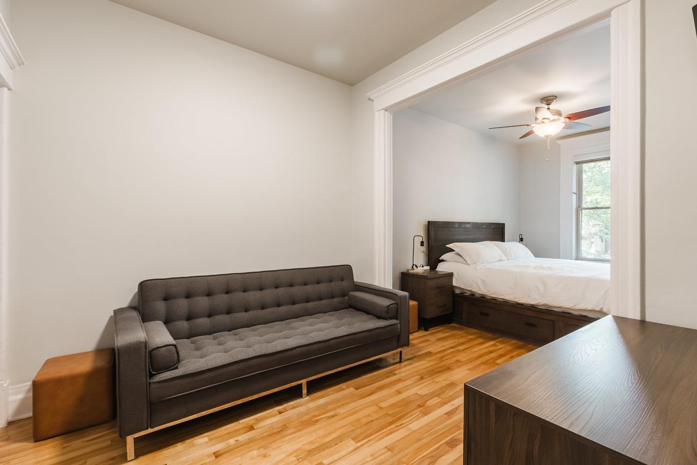 Overall view - 1464 Rue De Chambly, Montréal (Mercier/Hochelaga-Maisonneuve), QC - Indoor Photo Showing Bedroom