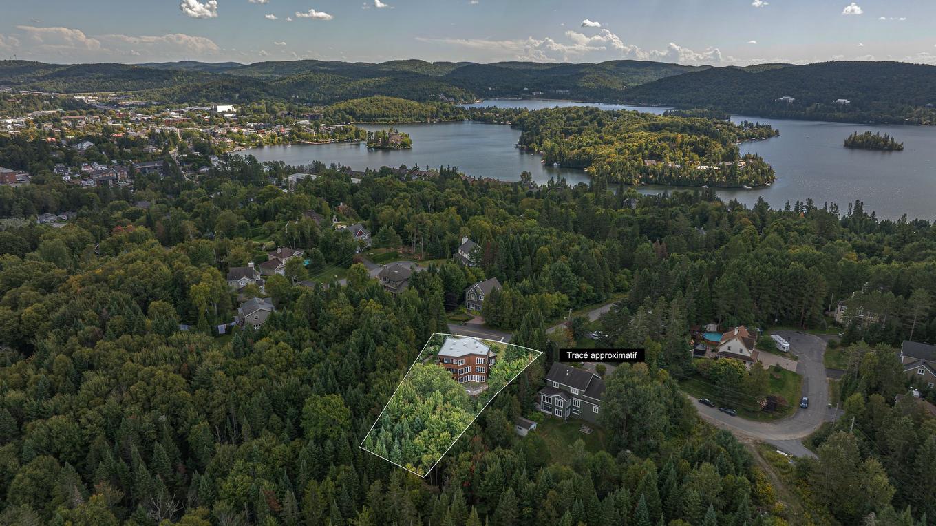 Photo aérienne - 19 Rue Des Chrysanthèmes, Sainte-Agathe-Des-Monts, QC - Outdoor With Body Of Water With View