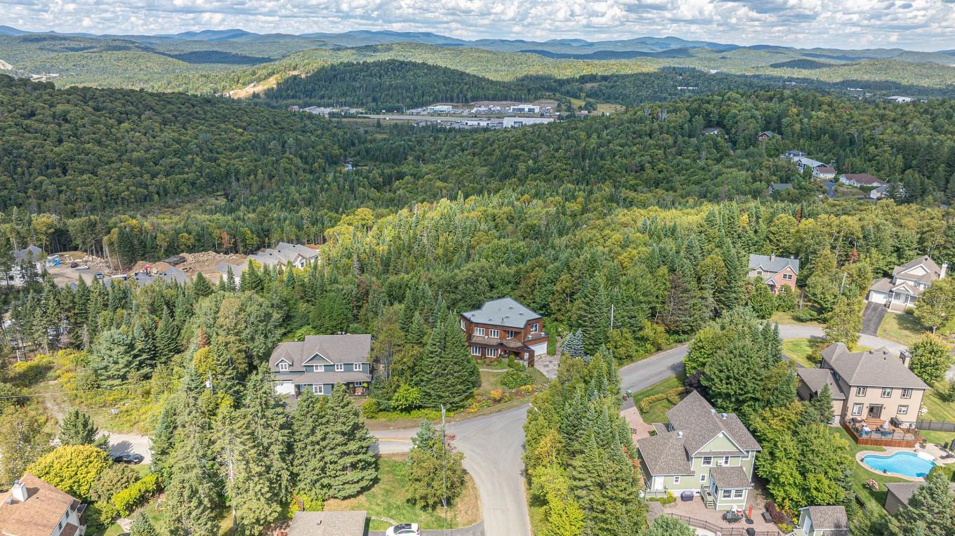 Photo aérienne - 19 Rue Des Chrysanthèmes, Sainte-Agathe-Des-Monts, QC - Outdoor With View