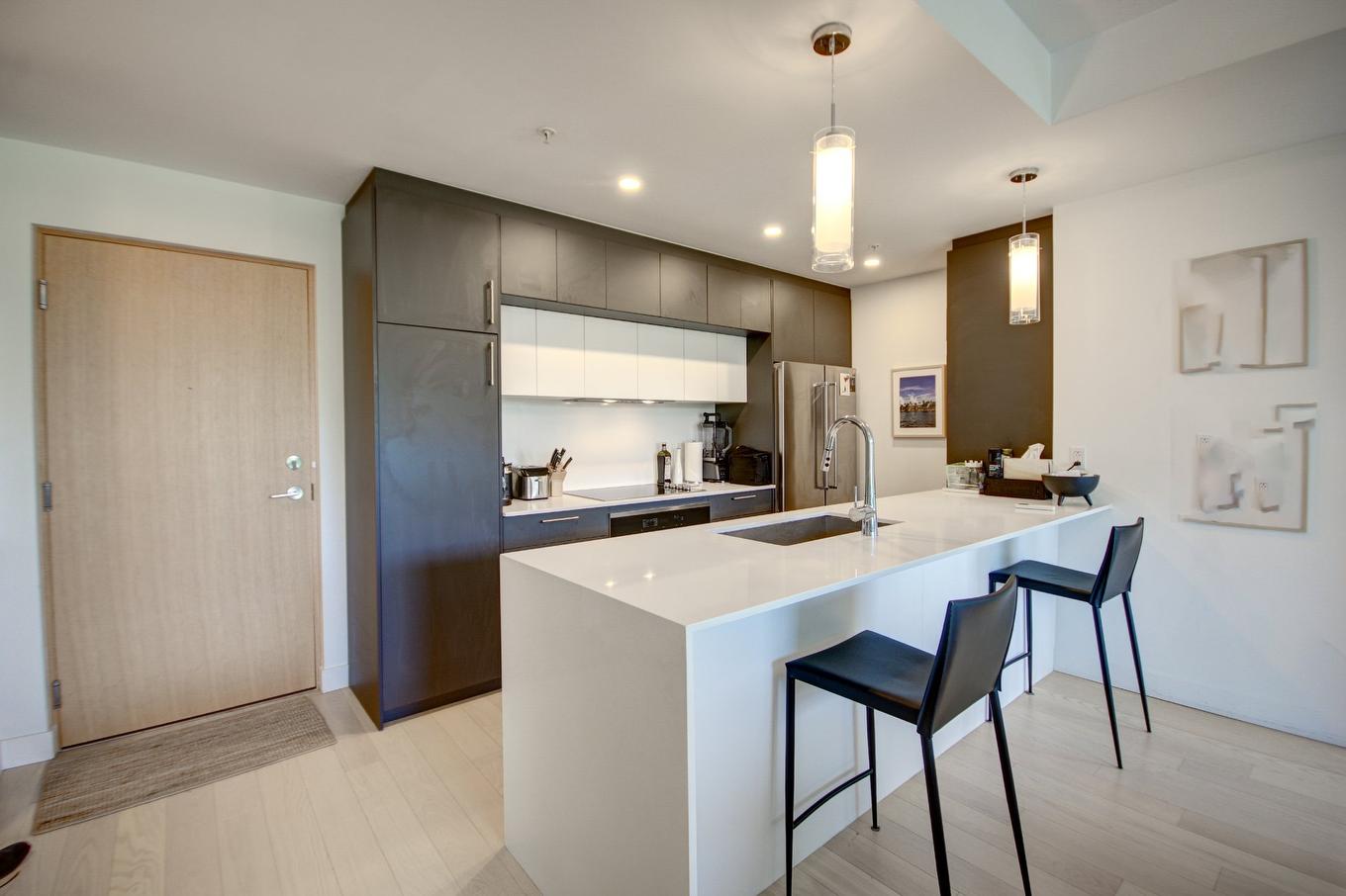 Kitchen - A308-2615 Rue Augustin-Cantin, Montréal (Le Sud-Ouest), QC - Indoor Photo Showing Kitchen With Upgraded Kitchen