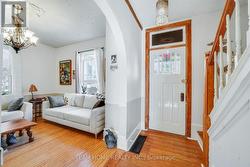 Front door from inside -