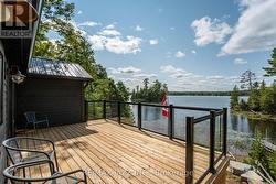 All new deck 12 by 19 ft. glass railing. -