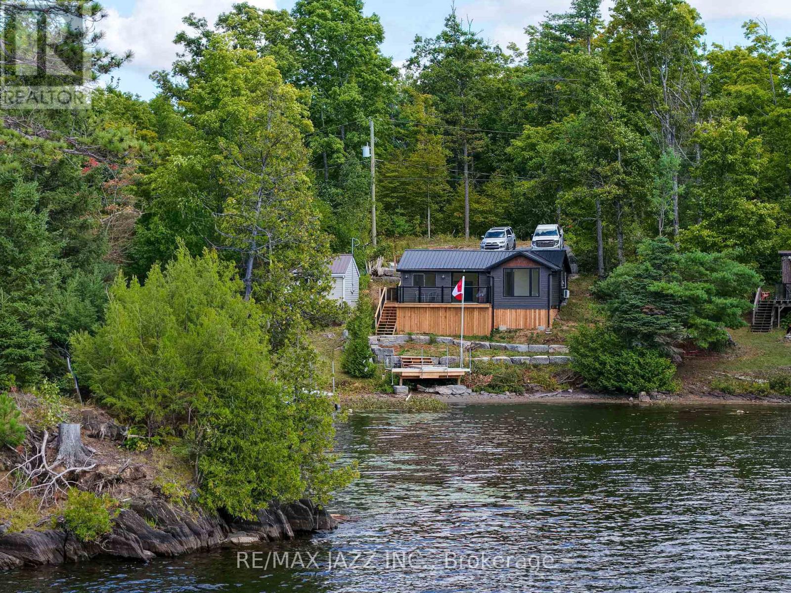 Newer Aluminum dock. - 348 Fire Rte 54, Havelock-Belmont-Methuen (Belmont-Methuen), ON - Outdoor With Body Of Water