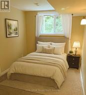 Lower bedroom (virtually staged) -