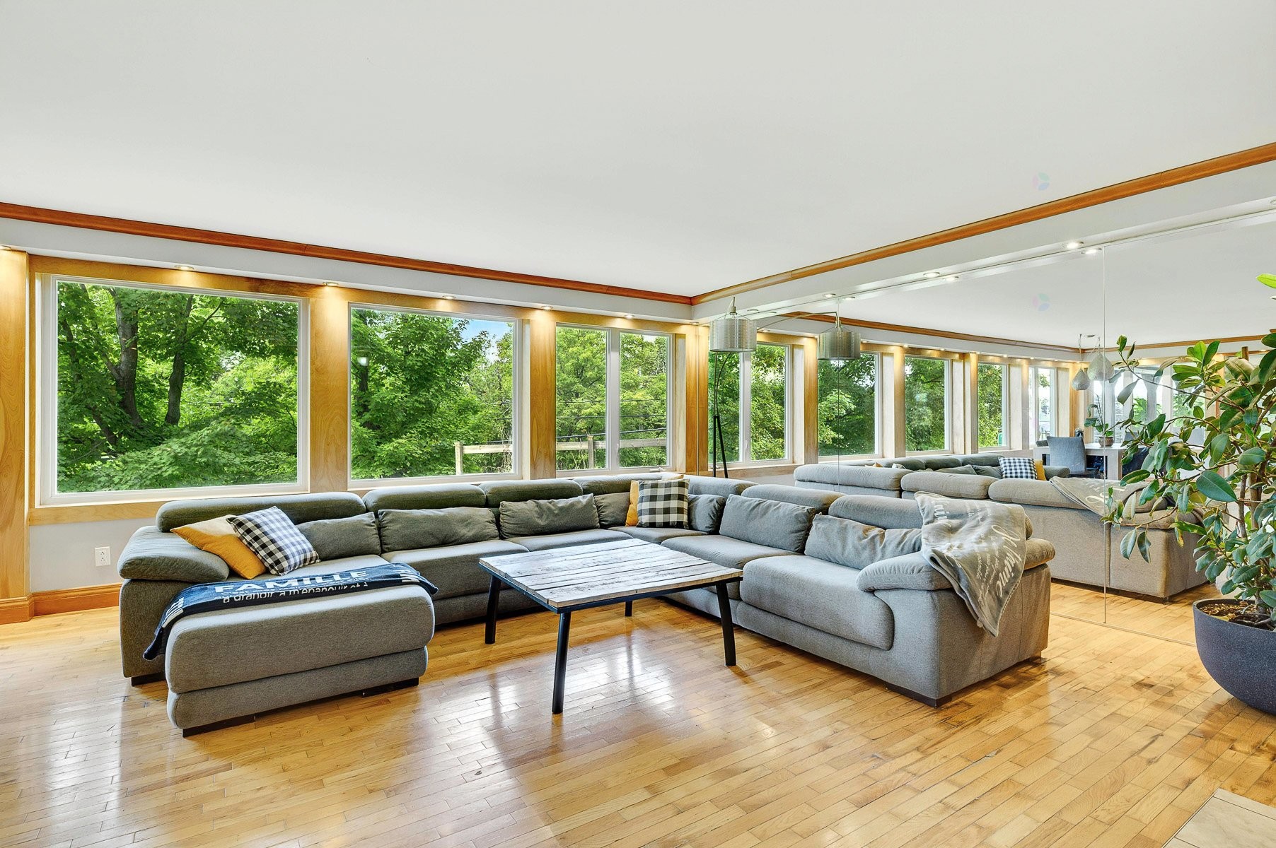 Salon - 26 Rue Robert, Saint-Sauveur, QC - Indoor Photo Showing Living Room