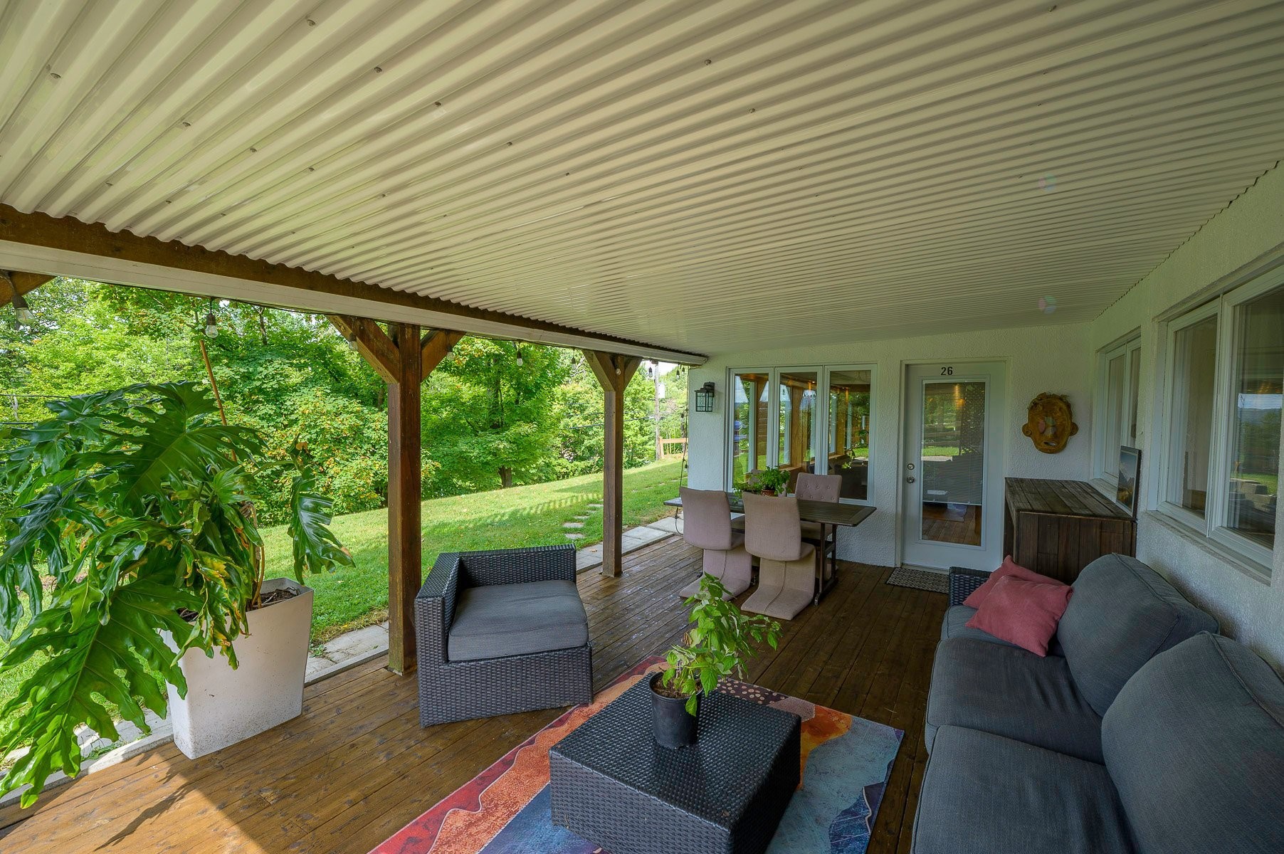 Terrasse - 26 Rue Robert, Saint-Sauveur, QC - Outdoor With Deck Patio Veranda With Exterior