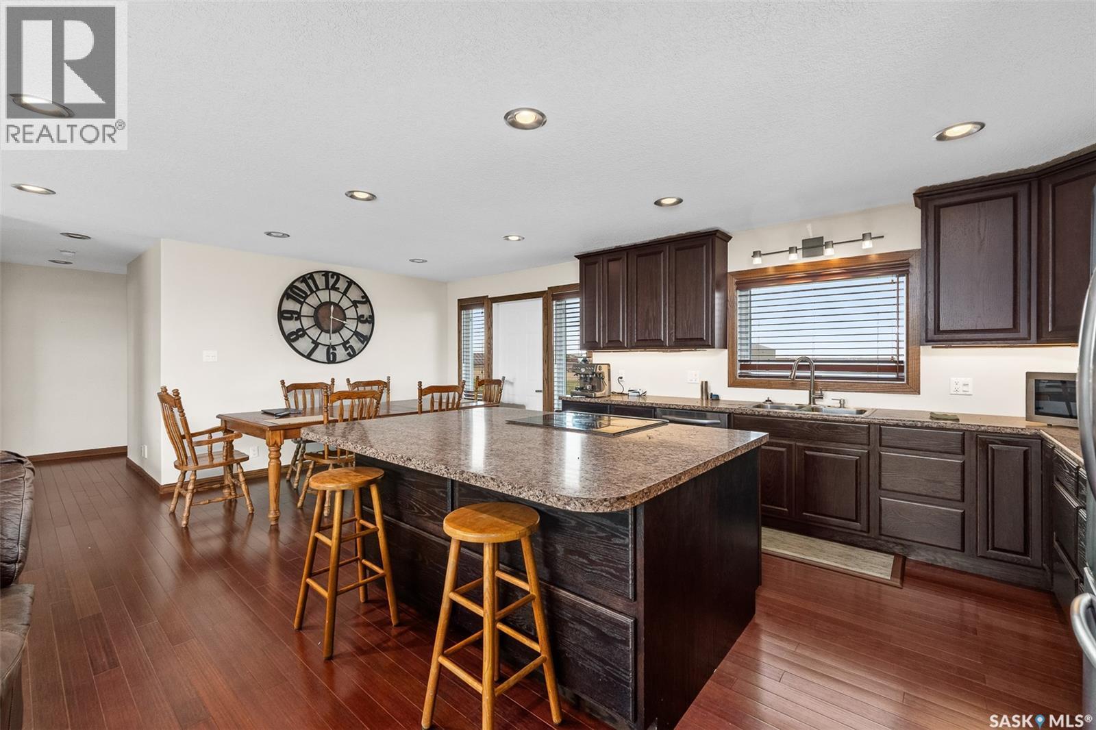 Thul Acreage, Marquis Rm No. 191, SK - Indoor Photo Showing Kitchen With Double Sink