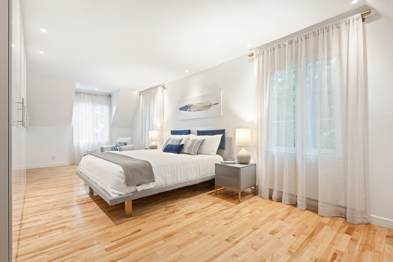Chambre à coucher principale - 120 Rue De Papineau, Bromont, QC - Indoor Photo Showing Bedroom