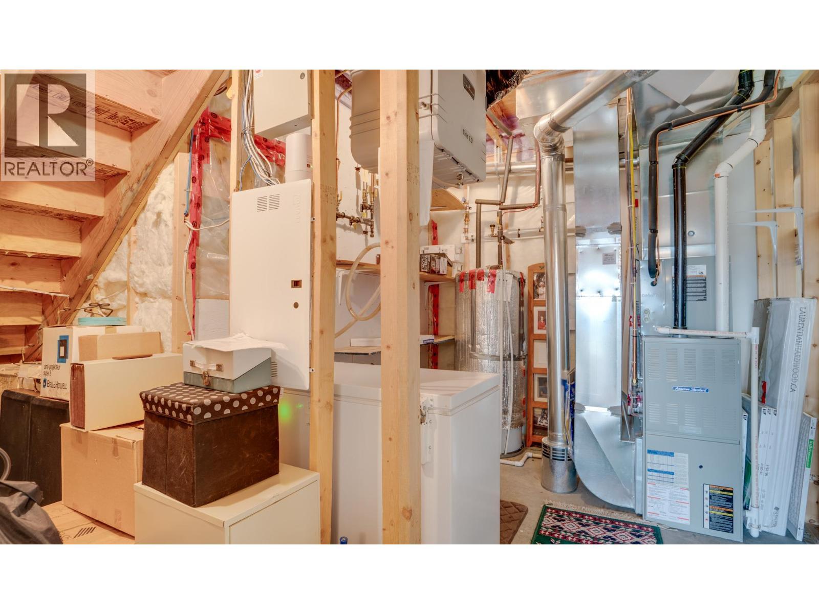 Mechanical room - 1404 Copper Mountain Court Unit# 13, Vernon, BC - Indoor Photo Showing Basement