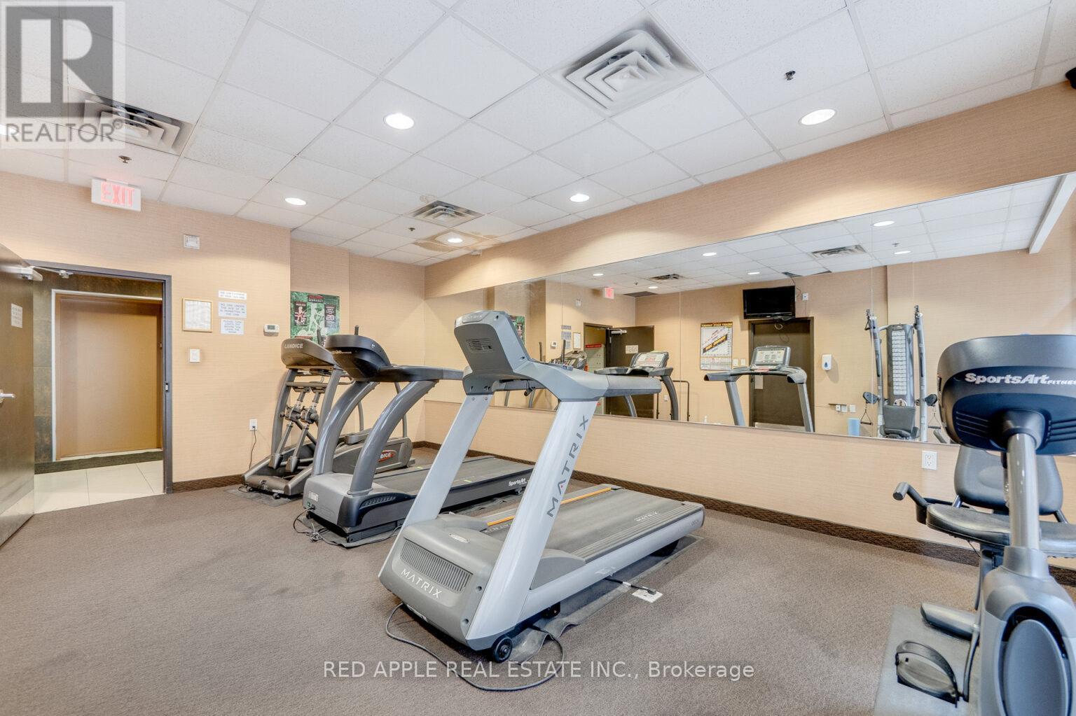 213 - 872 Sheppard Avenue W, Toronto, ON - Indoor Photo Showing Gym Room