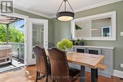 DINING ROOM WITH WALK-OUT TO DECK -