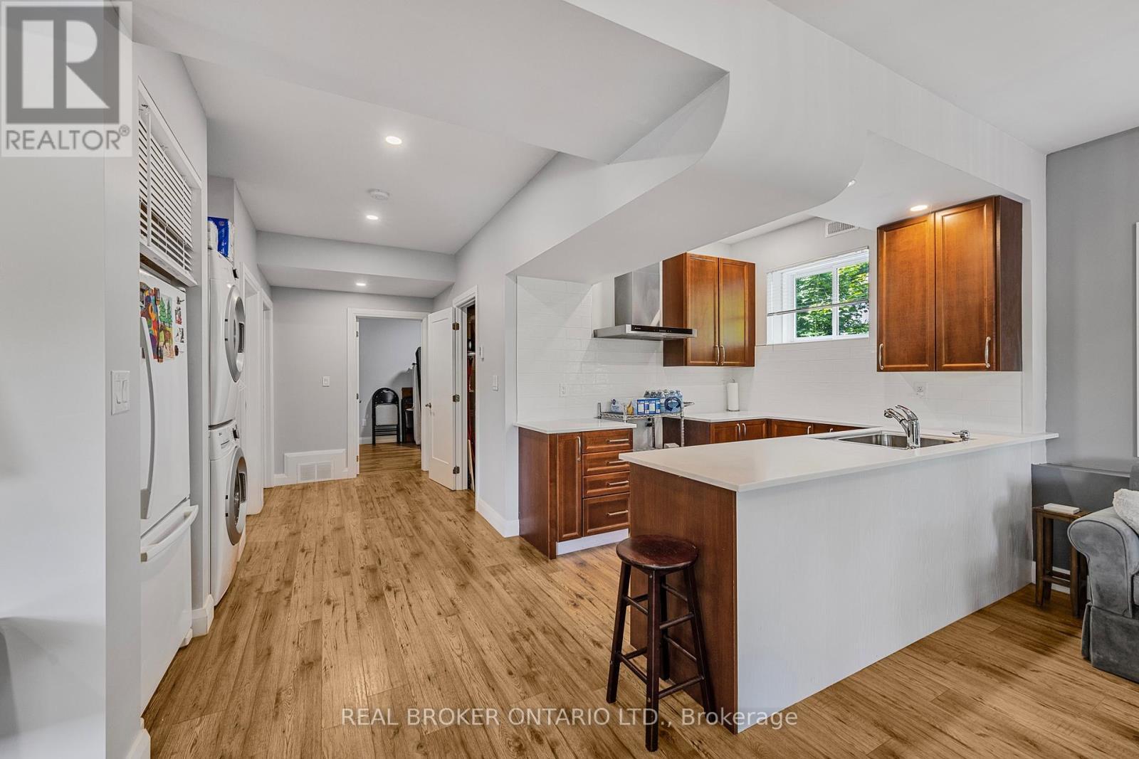 1 Mckowen Road, Mckellar, ON - Indoor Photo Showing Kitchen With Double Sink