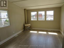 gas fireplace in living room -