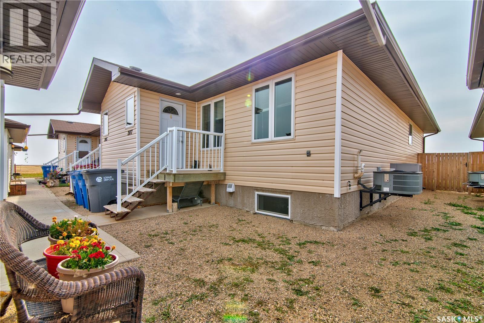 207 South Front Street, Pense, SK - Outdoor With Deck Patio Veranda With Exterior