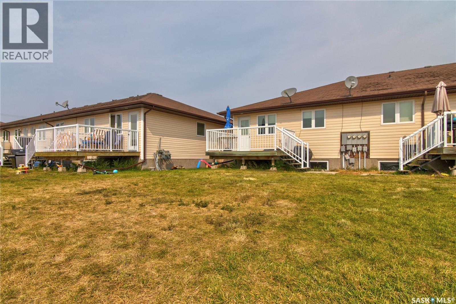207 South Front Street, Pense, SK - Outdoor With Deck Patio Veranda With Exterior