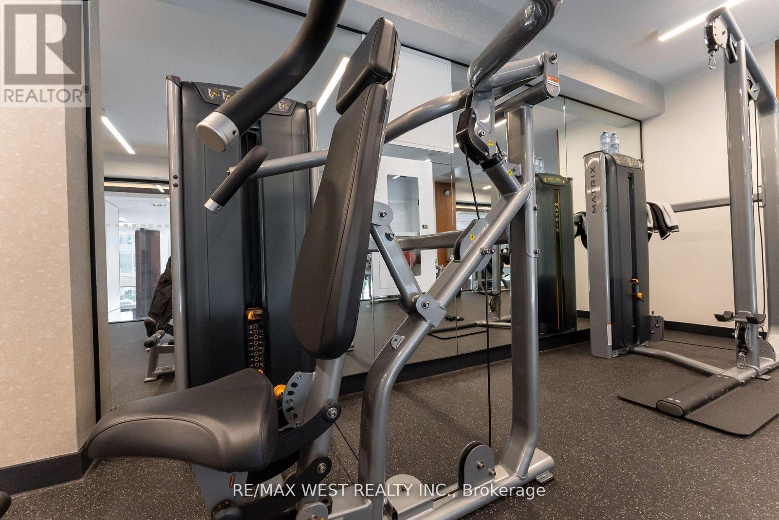 314 - 8 Olympic Garden, Toronto, ON - Indoor Photo Showing Gym Room