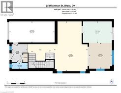View of floor plan / room layout -