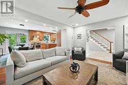 Living Room Open to the Breakfast Area and Kitchen -