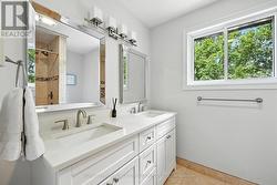 Spa-Inspired Five-Piece Bathroom with Double Sinks -