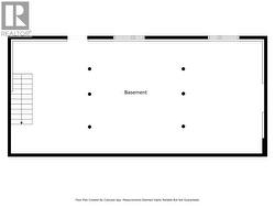 Unfinished Basement Floorplan -