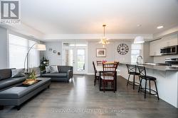 Hardwood flooring through the living spaces -