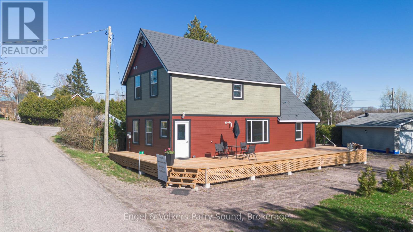 1 Holland Avenue, Parry Sound Remote Area (Wallbridge), ON - Outdoor With Deck Patio Veranda With Exterior