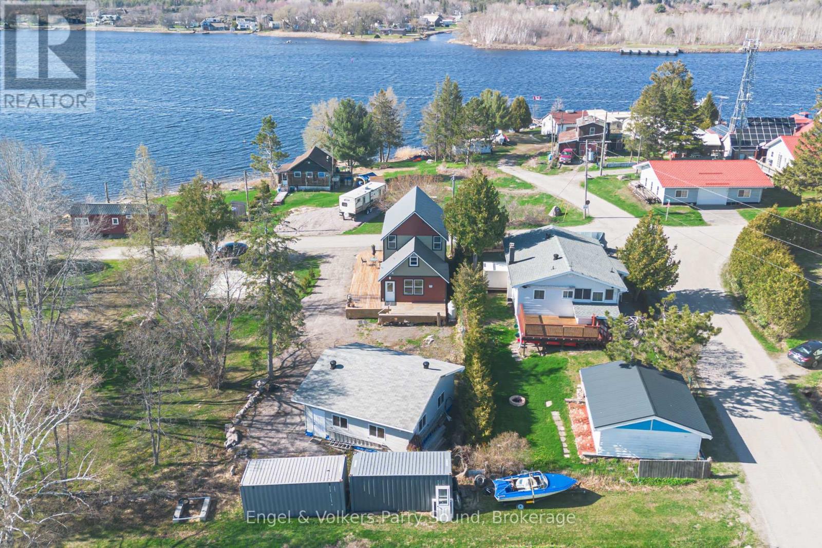 1 Holland Avenue, Parry Sound Remote Area (Wallbridge), ON - Outdoor With Body Of Water With View
