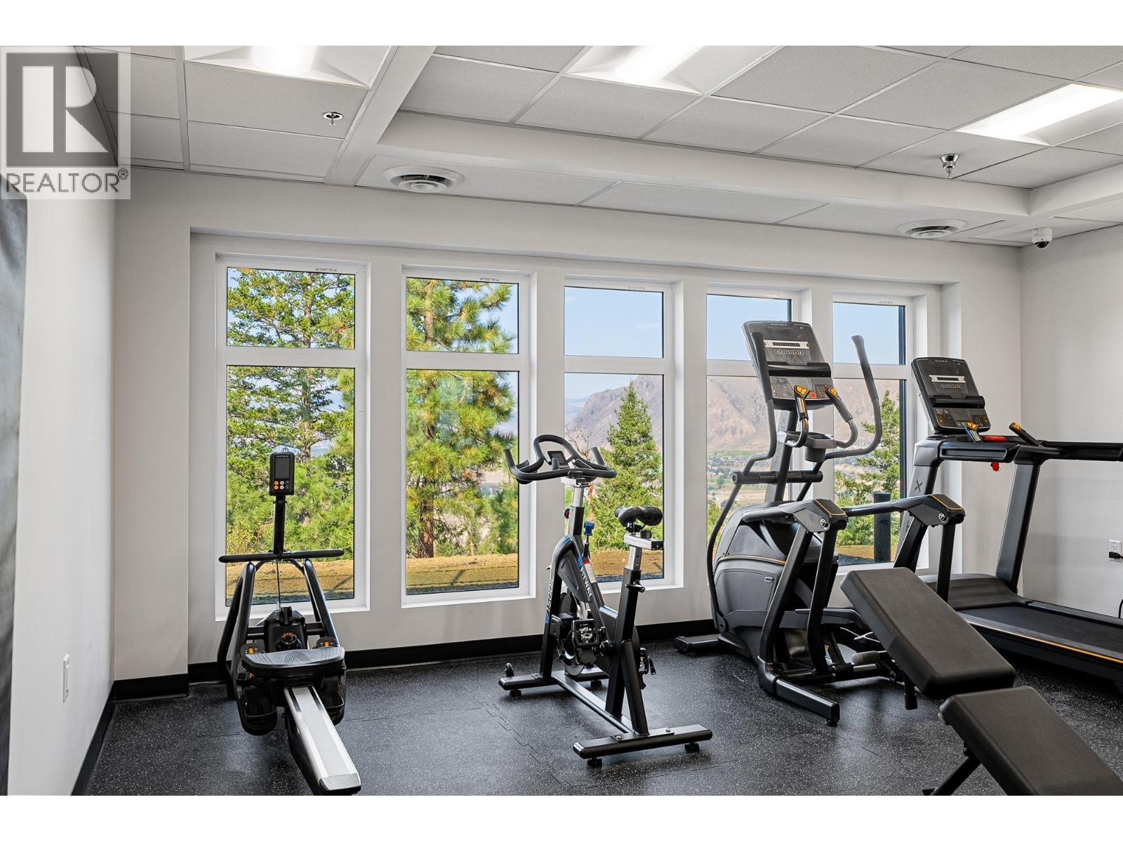 1844 Qu'Appelle Boulevard Unit# 103, Kamloops, BC - Indoor Photo Showing Gym Room