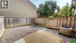 Fenced backyard featuring a patio -