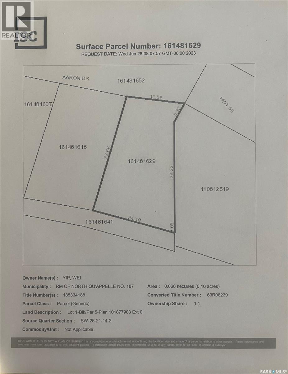 Lot 1 Aaron Drive, Fort San, SK